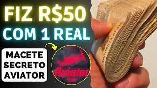 Aviator Strategy: Turn R$1 into R$50 - Full Breakdown & Transcript