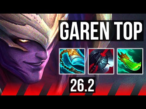 GAREN vs DARIUS (TOP) | Good KDA: 14/1/4 | NA Master | 26.2