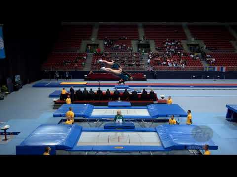 Australia 2 (AUS) W - 2017 Trampoline Worlds, Sofia (BUL) - Qualification Synchro R1
