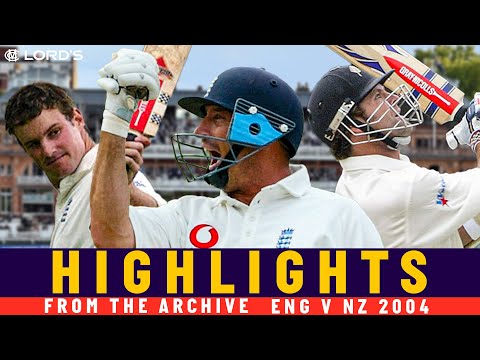 Strauss' Amazing Debut, Nasser's Farewell & Cairns' Record! | Classic Match | Eng v NZ 2004 | Lord's