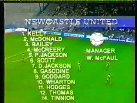 Sheffield Wednesday v Newcastle Utd 22-08-1987