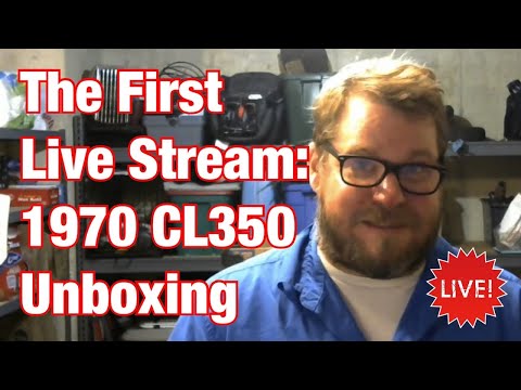 Thumbnail for First LIVE Stream! Vintage Motorcycle Unboxing by Motorcycle