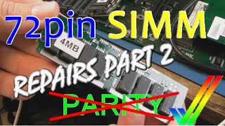 Commodore Amiga 72 pin SIMM Repair Part 2 & Parity Removal