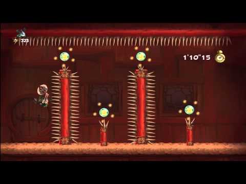 Rayman Legends (1080i HD) Walkthrough Part 51 - Rescue Emma / The Shaolin Master Dojo