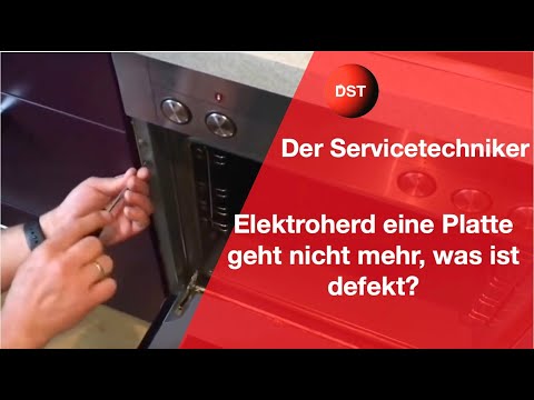 One of the burners on my electric stove isn't working anymore. What's wrong? The service technician