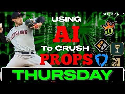 Uncover the Ultimate MLB Prop Bets of Today with AI & Proptimizer!