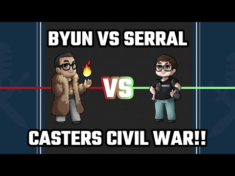 SERRAL VS BYUN! - CatZ vs Wardi - Casters Civil War [StarCraft 2]