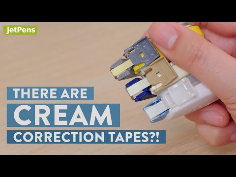 Part of a video titled SO much better than white-out. Satisfying correction tapes! - YouTube