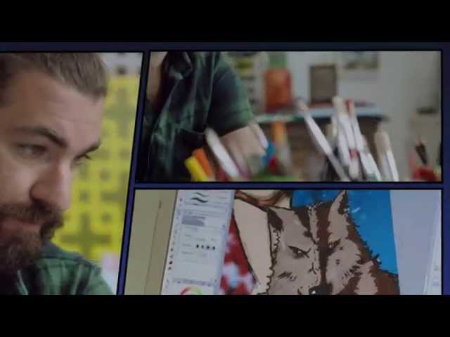 Video teaser for Patrick benutzt zum ersten Mal ein Intuos Comic