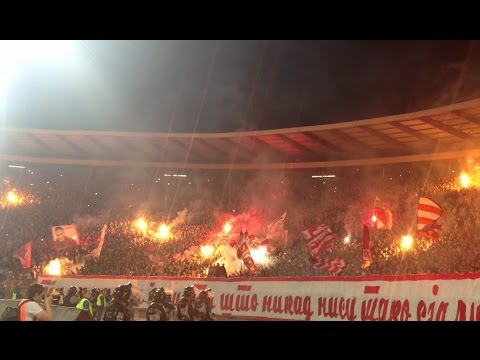 Radost Delija nakon gola Kange | 153. večiti derbi: Crvena zvezda - Partizan 1:1