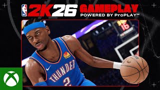 NBA 2K26 -- Official Gameplay, Powered by ProPLAY™ Trailer