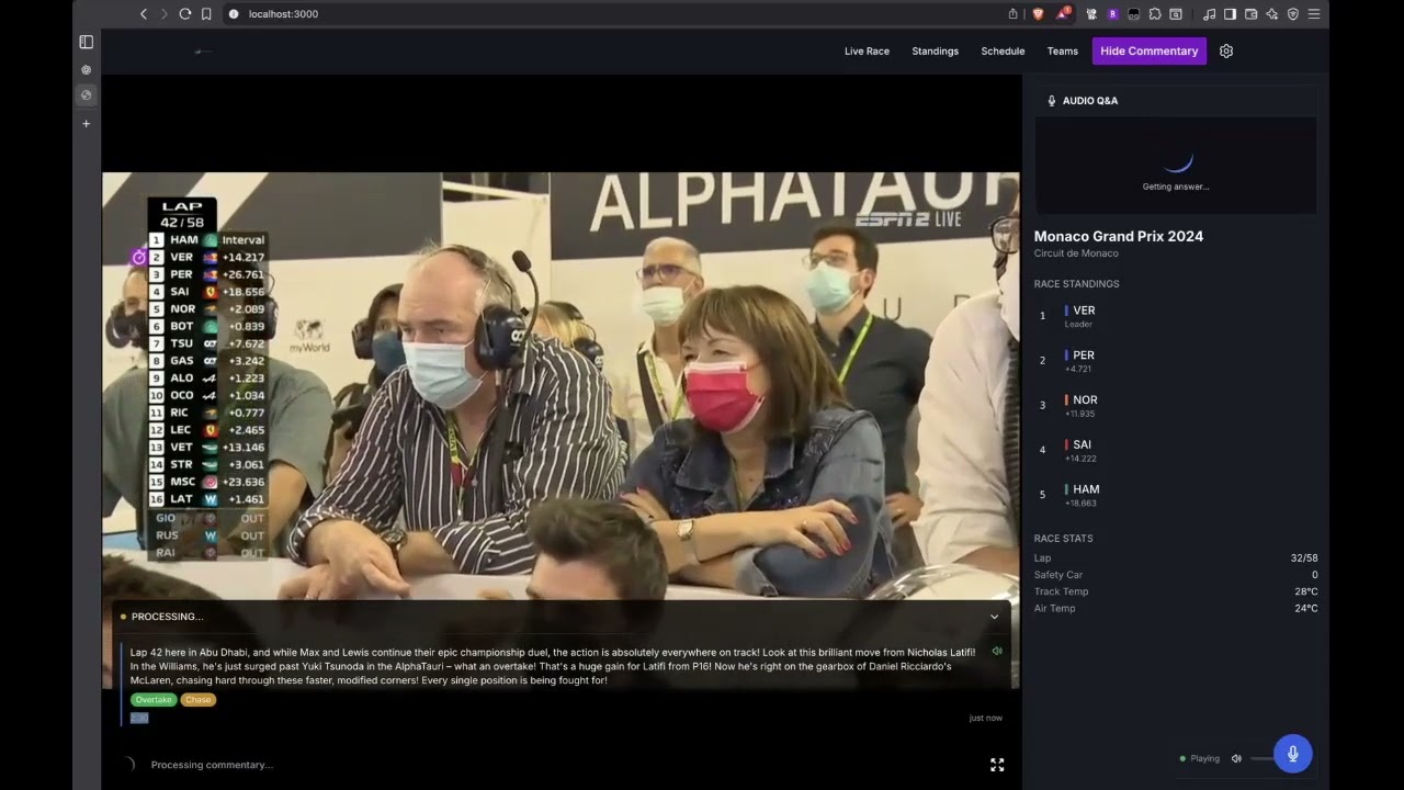 AthleTech.ai - Personalized AI Sports Commentary project preview