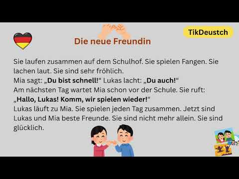 Lukas and Mia – A simple story in German for A1