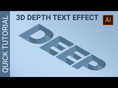 3D Depth Effect in Adobe Illustrator - 2022 Tutorial