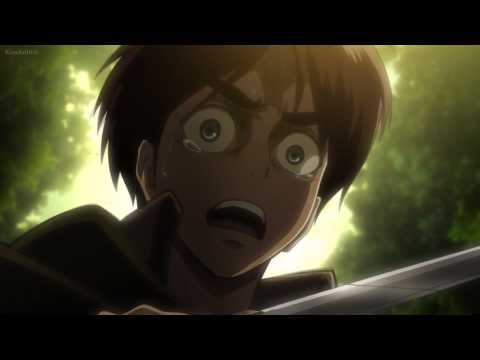 Attack on Titan Episode 21 - Eren's Transformation [Shingeki no Kyojin] HD