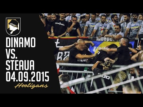 Front48 Dinamo (left) vs Sud Steaua (right) 04.09.2015 Hungary - Romania