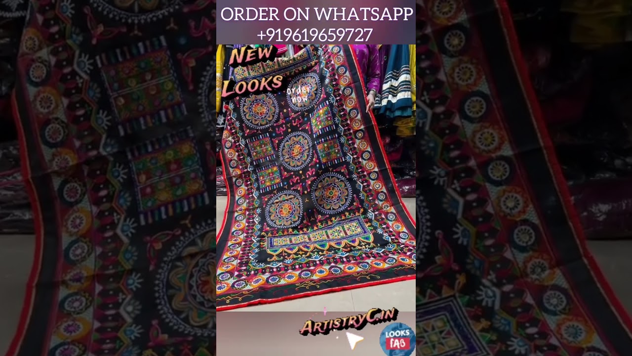 Akshara Style Pure Cotton Gamthi Dupatta @ Rs 690? Latest Aari Work 2024 #ArtistryC