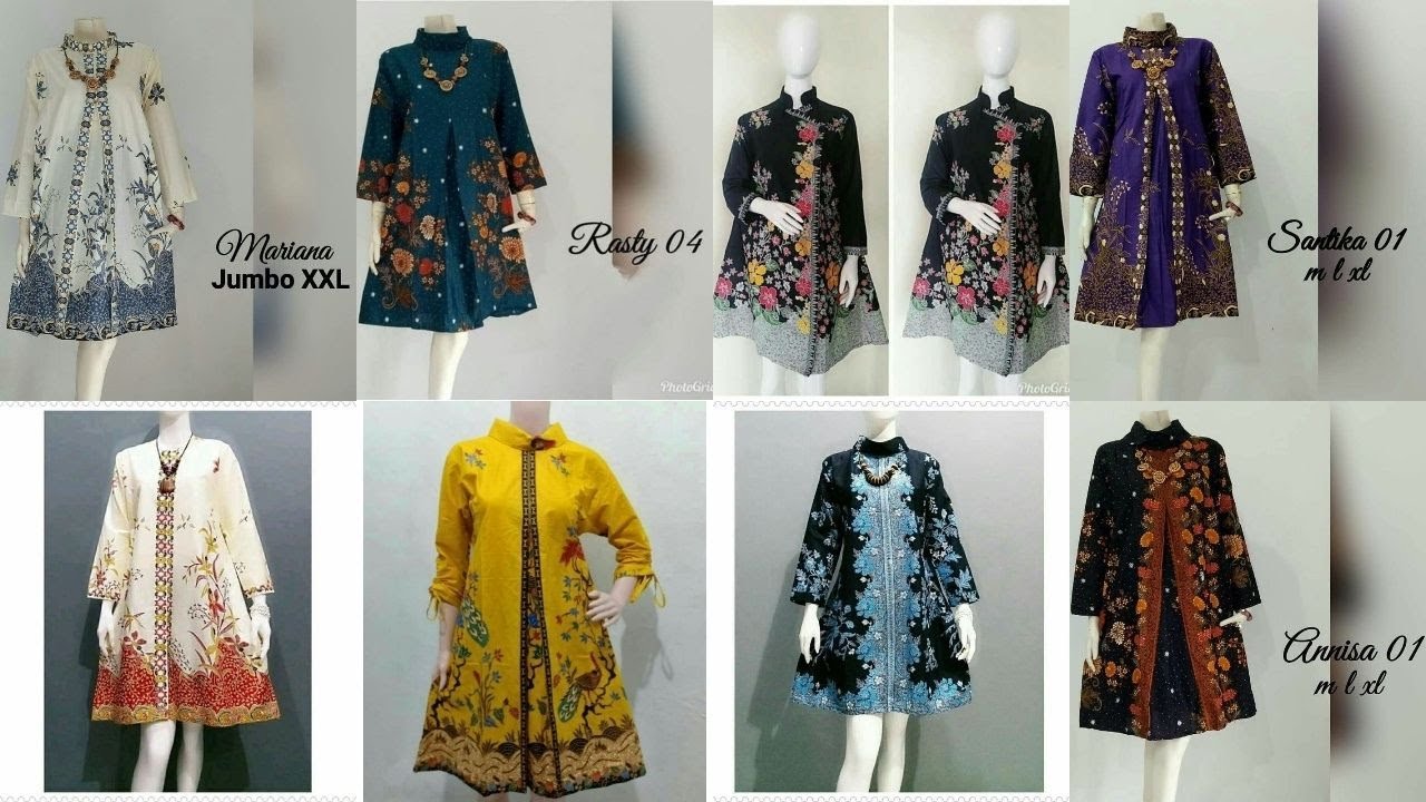 62 Kumpulan Baju Batik Tunik Wanita Modern Terbaru 2025
