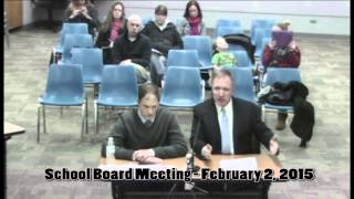 preview picture of video 'Albert Lea Area School Board Meeting- Feb 2, 2015'