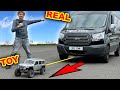 How many REAL cars can a TOY car pull?