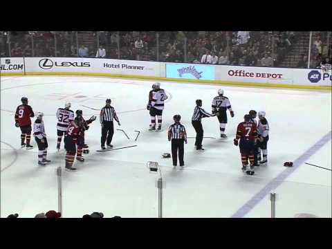 Ilya Kovalchuk drills Tomas Fleischman [HD]