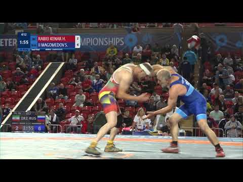 1/2 FS - 70 kg: H. RABIEI KENAR (IRI) v. S. II MAGOMEDOV (RUS)