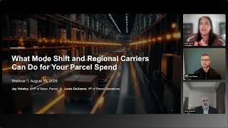 What Mode Shift & Regional Carriers Can Do For Your Parcel Spend - Webinar Recording - August 2026