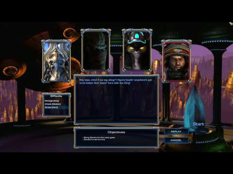 StarCraft: Mass Recall v6.2 - The Stand 01 - Escape from Aiur