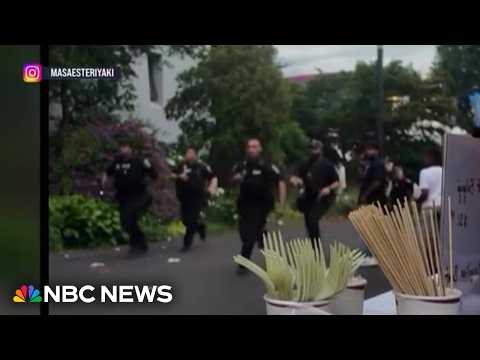 Manhunt for suspect in deadly shootout at Seattle food festival