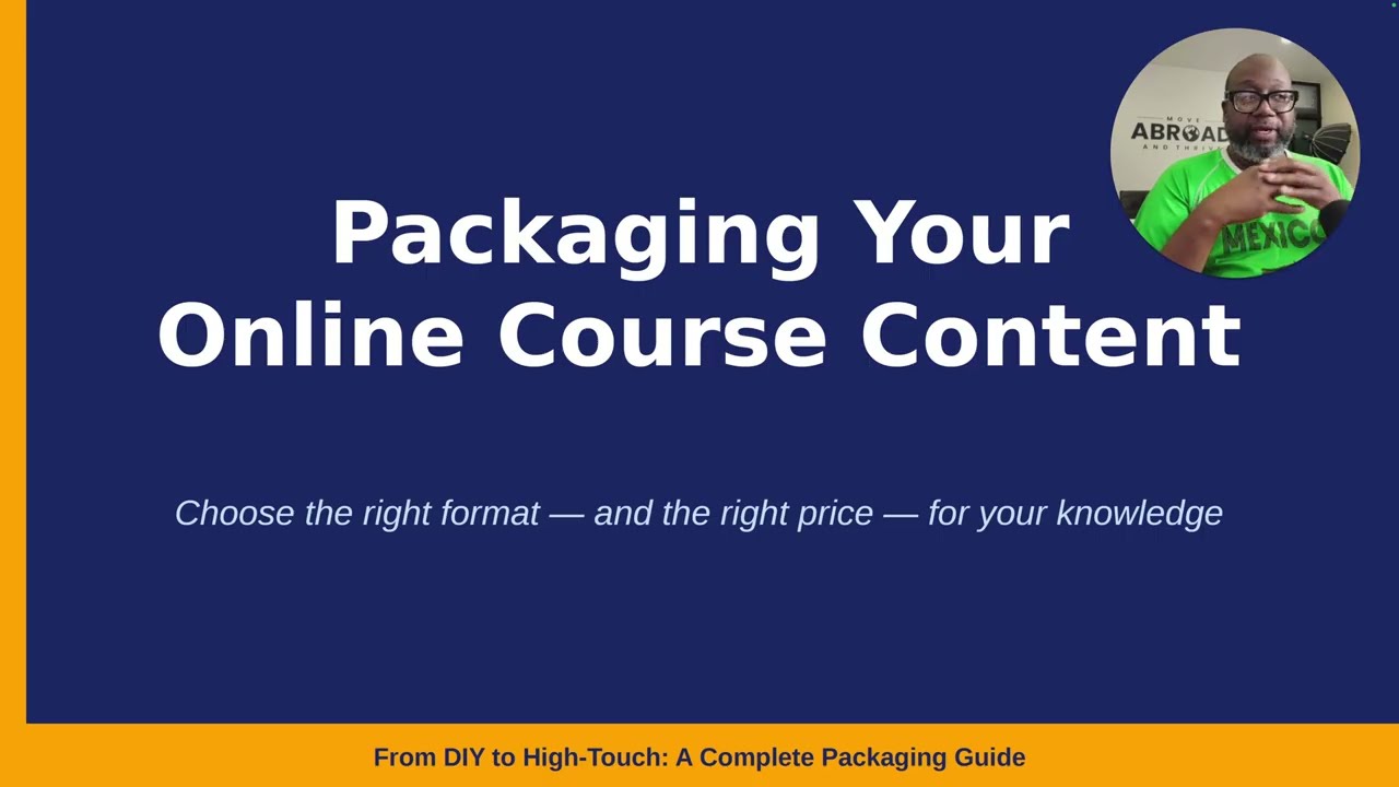 Packaging and Pricing Your Course Content