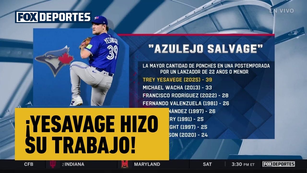 🤩 ¡YESAVAGE HIZO SU TRABAJO! Trey Yesavage brilló con una gran actuación | Serie Mundial 2025