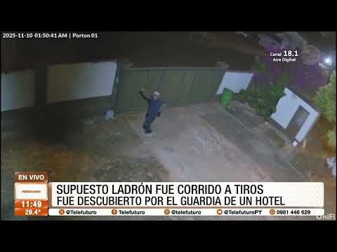 Un supuesto ladrón fue corrido a tiros en Alto Paraná