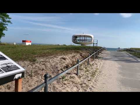 Spaziergang durch das Ostseebad Binz auf der Insel Rügen