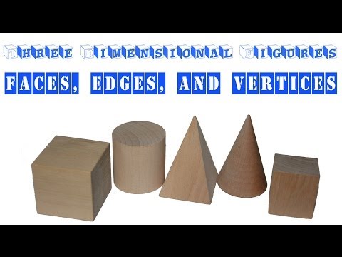 Learning about Faces, Edges, and Vertices - Three Dimensional Figures