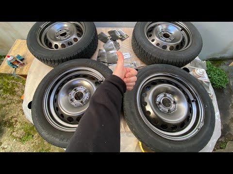 PKW Stahl Felgen folieren mit Foliatec 2062 Sprüh Folien Set einfach, kostengünstig und schnell DIY