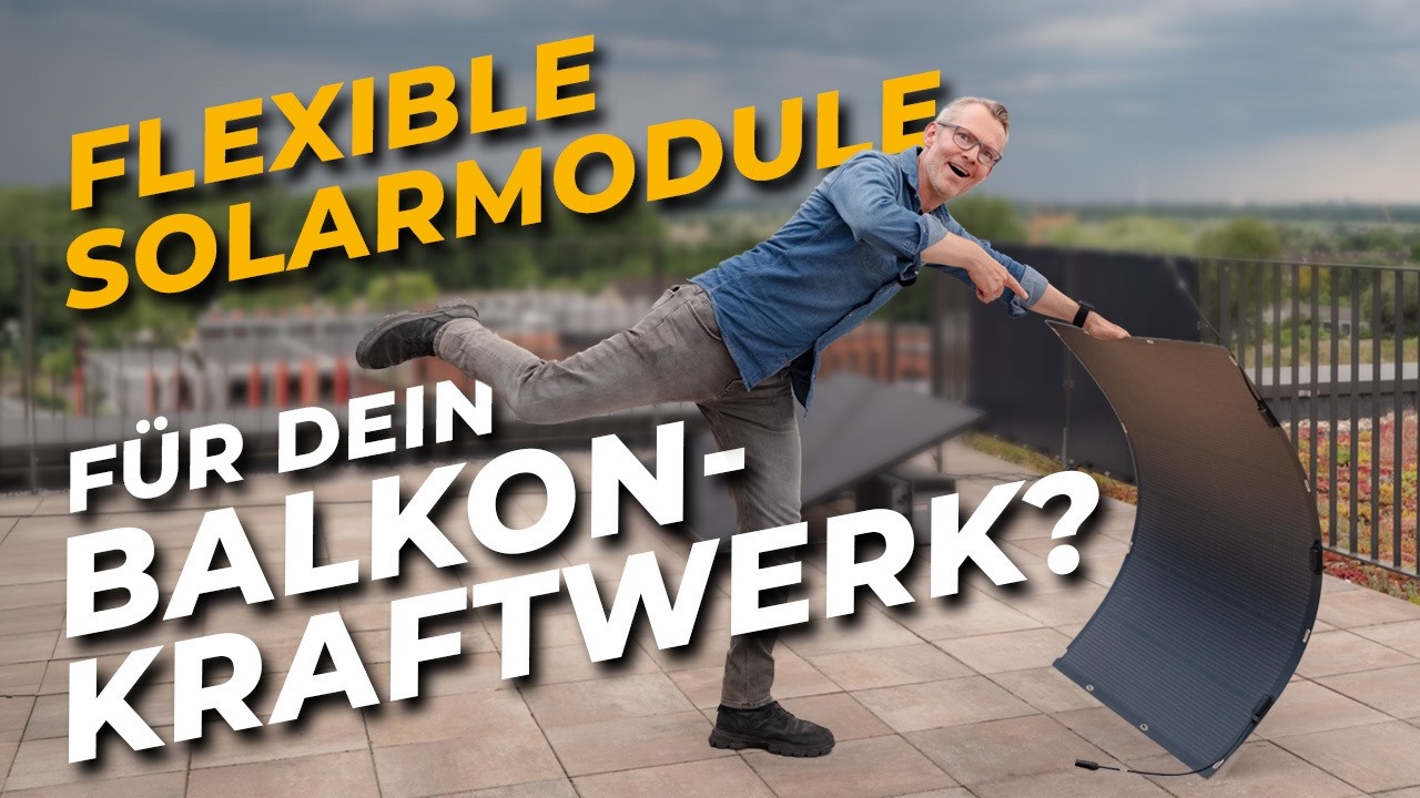 Flexibles Balkonkraftwerk | Montage am Gitterbalkon