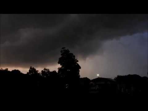 Big Storm Brisbane Australia 16 Feb 2018