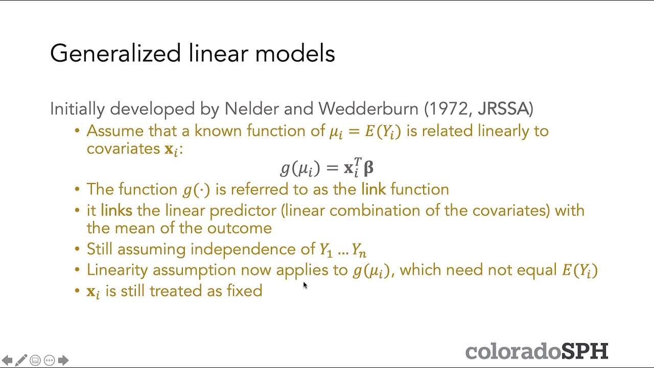 L1.3 Components of GLMs