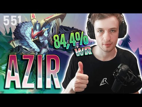 MY MOST PLAYED CHAMPION IN PRO PLAY - AZIR 🐔