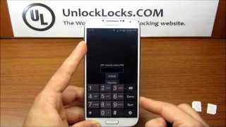 How To Unlock Samsung Galaxy S5 and S4 by SIM Network Unlock PIN - UNLOCKLOCKS.com