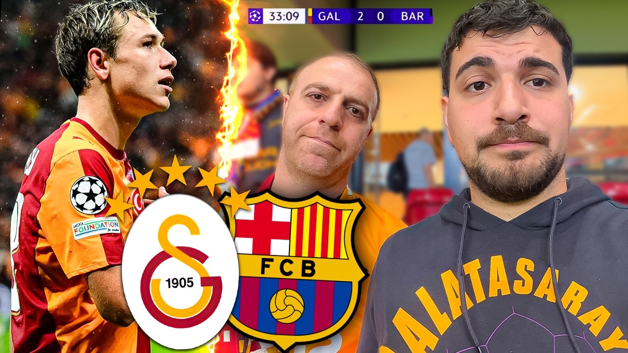 ADAMLAR ÇOK GÜÇLÜ | Galatasaray 1-4 FC Barcelona Stadyum Vlog 