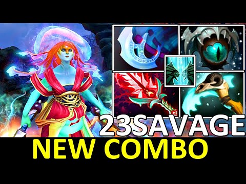 23Savage Epic Naga Siren Play in Dota 2 7.32 [Gameplay Highlights]