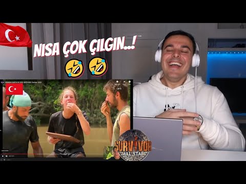 ITALIAN REACTION 🇹🇷 NİSA'NIN SURVİVOR 2020 SERÜVENİ | SHE IS CRAZY 🤣🤣🤣