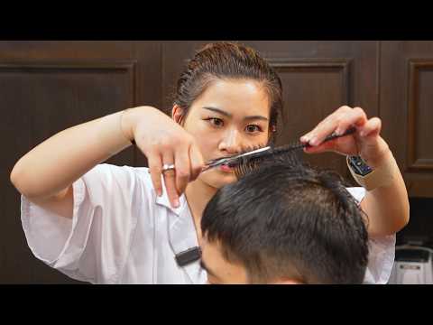 💈(ASMR) Japans Einzigartiges Female-Barber-Erlebnis, Das Du Nirgendwo Sonst Findest | HiroGinza
