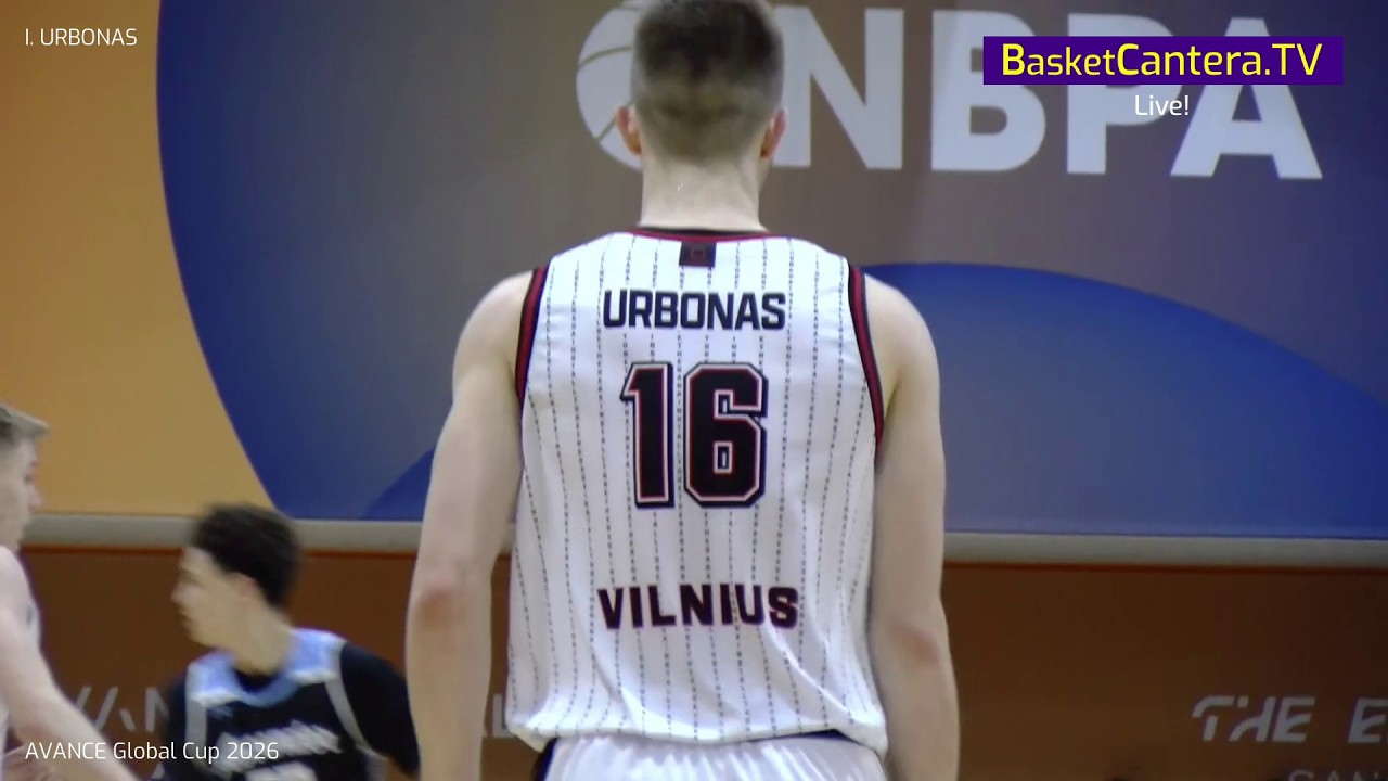IGNAS URBONAS (´07). Rytas Vilnius (Lituania). AVANCE Global Cup Tournament. The Embassy Málaga 2026