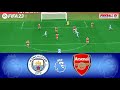 FIFA 23 | Manchester City vs Arsenal - Premier League 2023 | Full Match | Next Gen Gameplay 4K