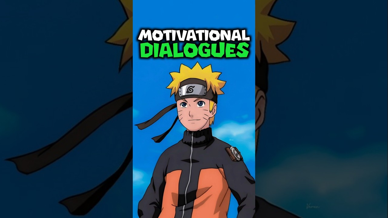 Anime Character Ke kuch MOTIVATIONAL DIALOGUES#anime #goku#vegeta #naruto