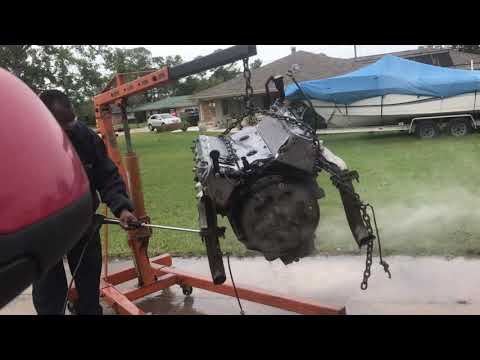 Pressure Washing Junkyard Ls Engine with Craftsman Pressure Washer