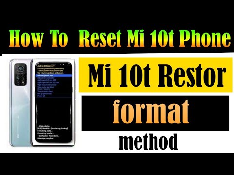 Mi 10T Hard Reset |How to reset mi 10 t mobile|mi phones hard reset method