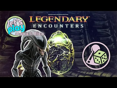 Let's play Legendary Encounters: An Alien Deck Building Game - Movie 1
